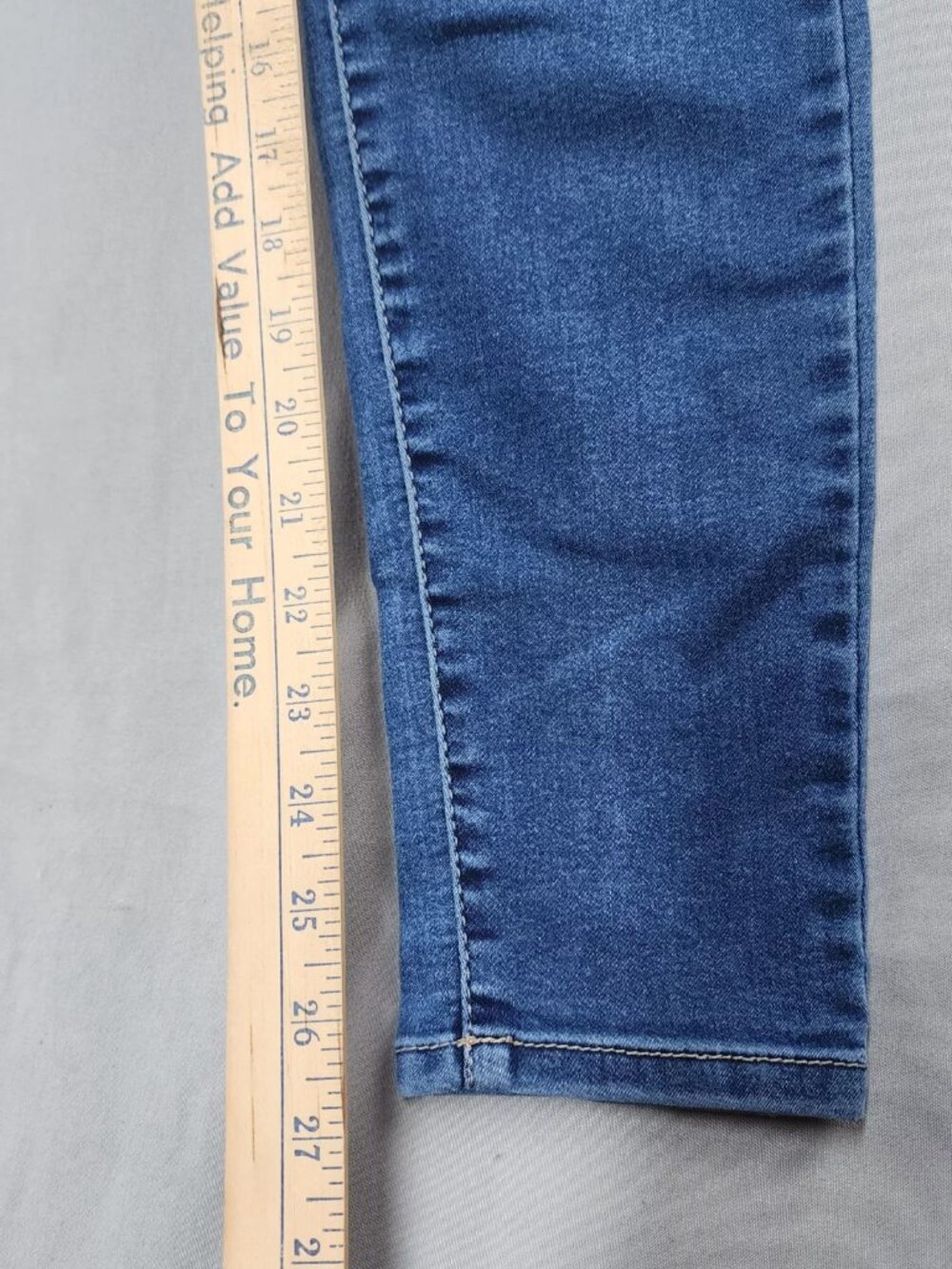 d.jeans Women's Size 10 Skinny Jeans Medium Blue Mid Rise Stretch Denim 27x27 - Picture 9 of 9